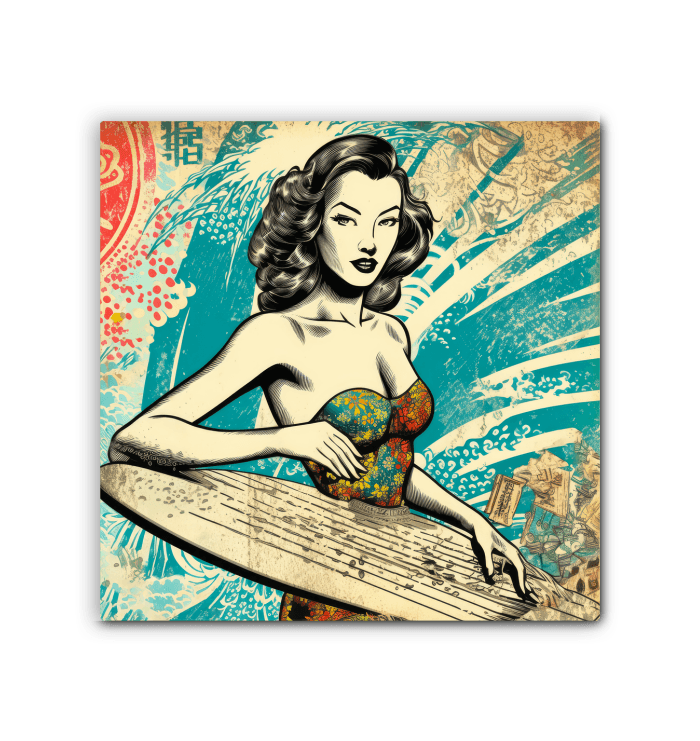 Surfing 1 44 Wrapped Canvas - Beyond T-shirts