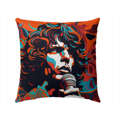 Guitar Strum Dreams Outdoor Pillow