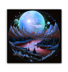 Majestic Maples Autumn Landscape Canvas