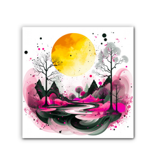 Tranquil Twilight Tranquility Landscape Canvas