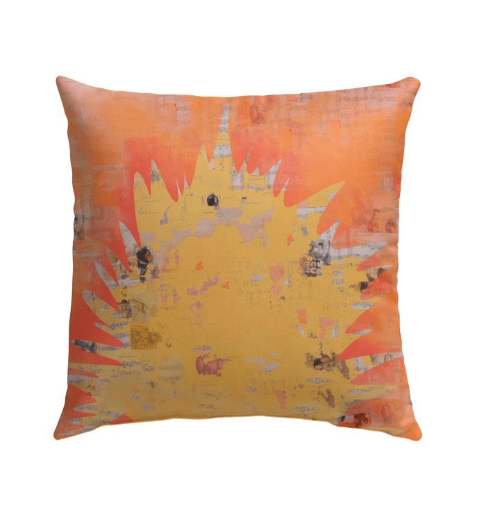 Melodic Mirage Outdoor Pillow - Beyond T-shirts