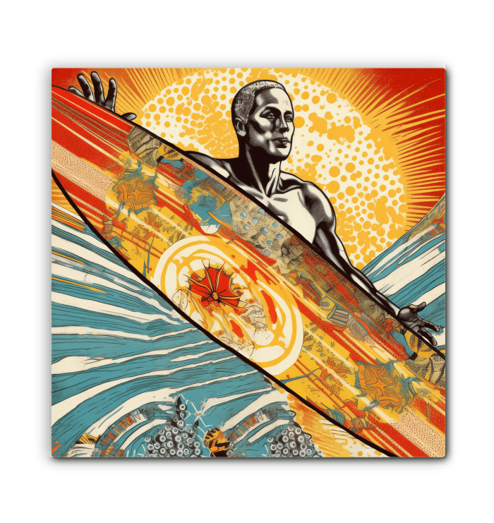 Surfer's Haven Canvas Art - Beyond T-shirts