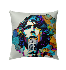 Garden of Songbirds Outdoor Pillow