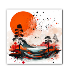 Enchanting Estuary River Landscape Canvas