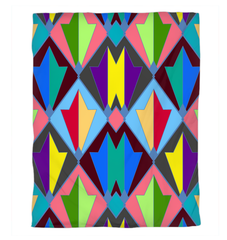 Whispering Vines Art Nouveau Duvet Cover on a neatly made bed