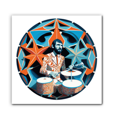 Percussive Power Wrapped Canvas