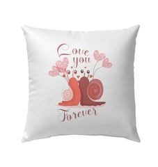 Love You Forever Outdoor Pillow