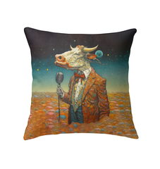 Serene Goat Meadow Indoor Pillow