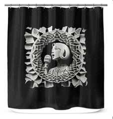 Orchestral Ode Shower Curtain