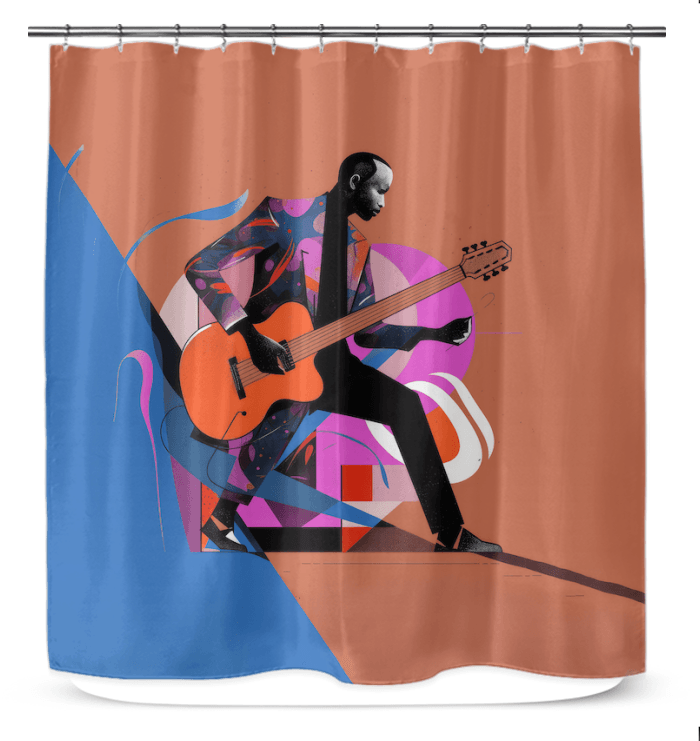 Runway Glamour Shower Curtain - Beyond T-shirts