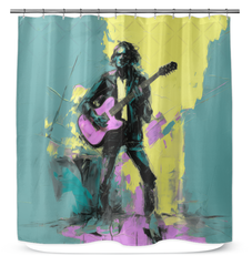 Abstract Nature Shower Curtain