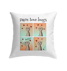 Darn Love Bugs Indoor Pillow