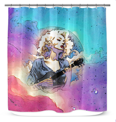 Lyrical Lines Shower Curtain