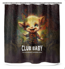CB3-91 waterproof shower curtain in elegant design for modern bathrooms.