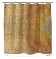 Chenille Charge Texture Shower Curtain