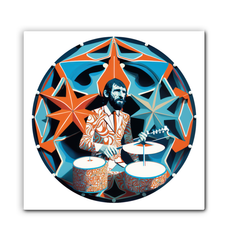 Percussive Power Wrapped Canvas