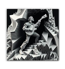 Musicians create magic moments Wrapped Canvas