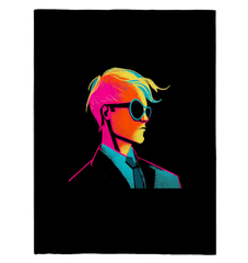 Graffiti Glamour Sherpa Blanket - Beyond T-shirts