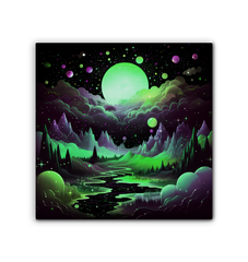 Tranquil Tropics Island Landscape Canvas