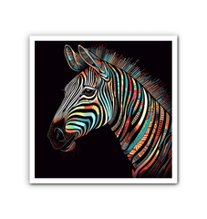 Zebra Waterhole Reflection Canvas - Beyond T-shirts