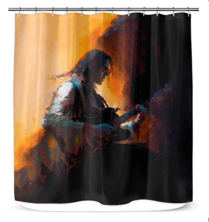 Classical Crescendo Bathroom Curtain - Beyond T-shirts