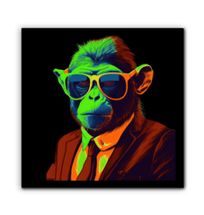 Jungle Joy Monkey Canvas Print - Beyond T-shirts