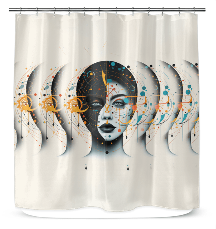 Ethereal Essence Shower Curtain - Beyond T-shirts