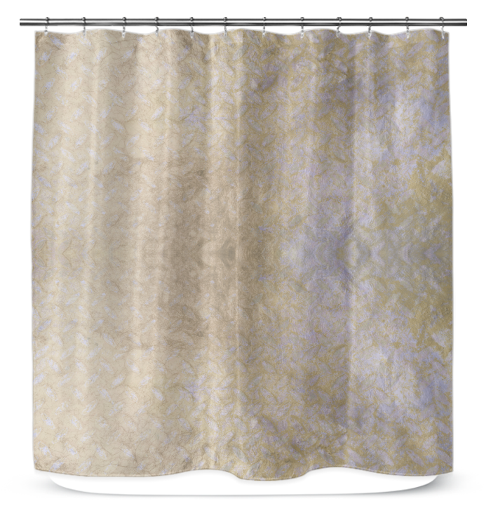 Velvet Venture Texture Shower Curtain