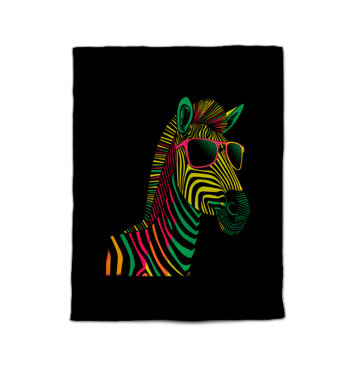 Zebra Elegance Serenity Comforter - Beyond T-shirts