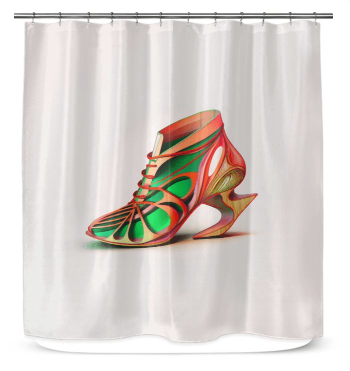 NeoMotion Futuristic Shoe Curtain - Beyond T-shirts