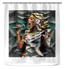 Harmonica Harmony Shower Curtain