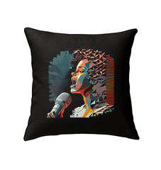 Vintage Vinyl Indoor Pillow