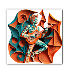 Lyric Landscape Wrapped Canvas