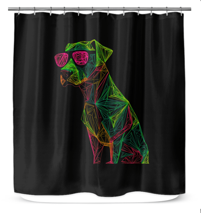 Make every shower delightful with the Pawfect Companions Curtain, where cute pets turn your bathroom into a haven of happiness.