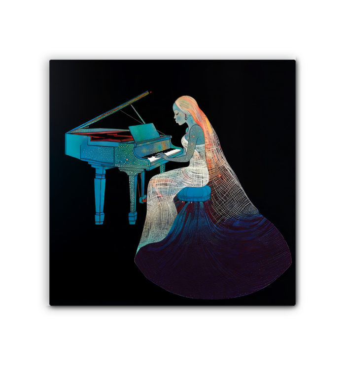 Lily Love Canvas displaying vibrant lily artwork for wall decor