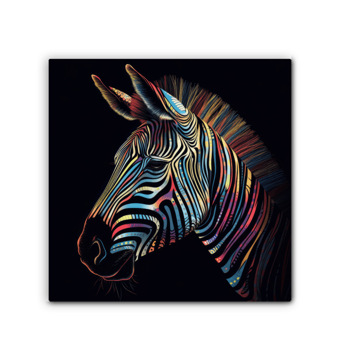 Zebra Stripes Elegance Canvas - Beyond T-shirts