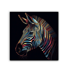 Zebra Stripes Elegance Canvas - Beyond T-shirts