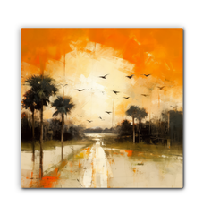 Autumn's Embrace Wrapped Canvas