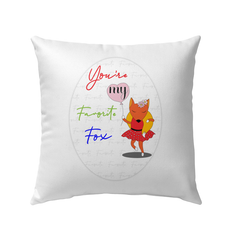 You're My Favorite Fox Outdoor Pillow