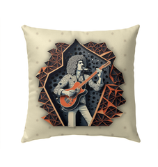 Punk Porch Outdoor Pillow