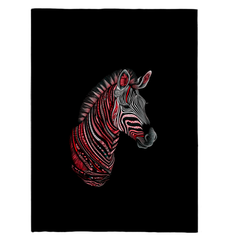 Playful Zebra Parade Snuggle Blanket