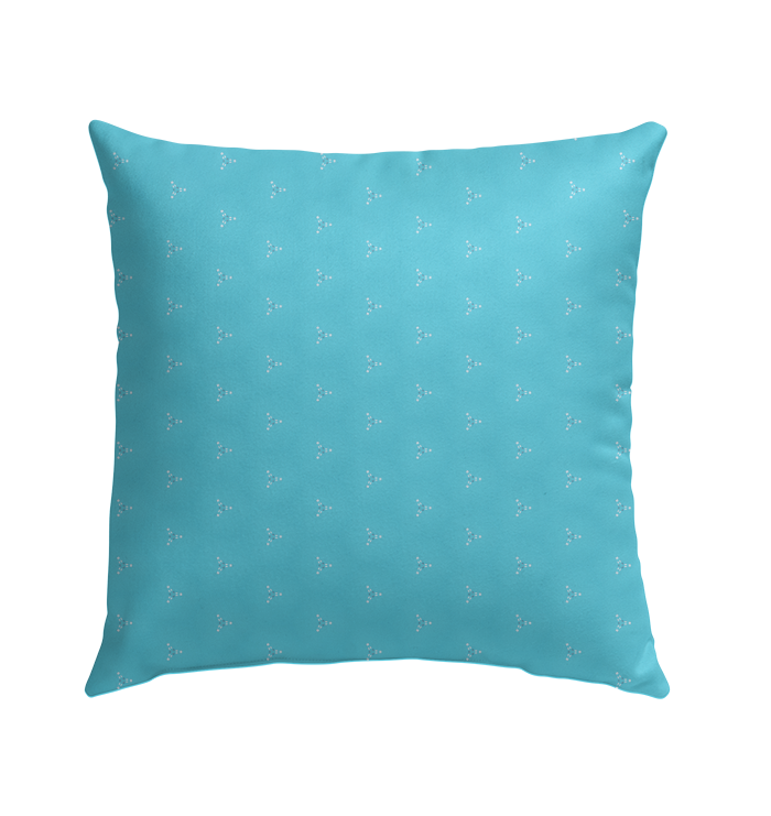 Tranquil Sakur Blossom pattern on stylish outdoor pillow.