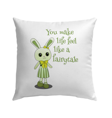 You Make Life Outdoor Pillow