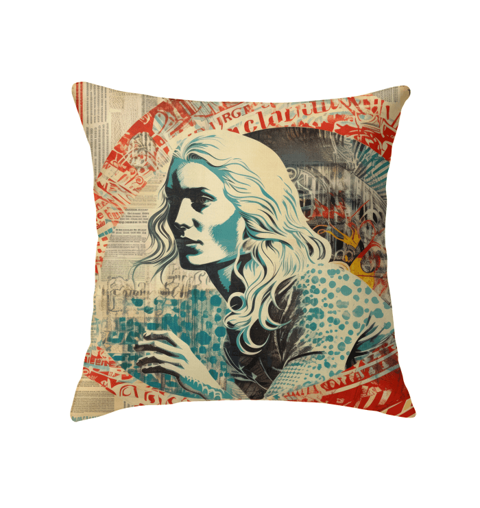 Wave Muse Throw Pillow - Beyond T-shirts