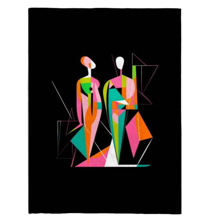 Gallery-Ready Couture Sherpa Blanket - Beyond T-shirts