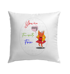 You're My Favorite Fox Outdoor Pillow