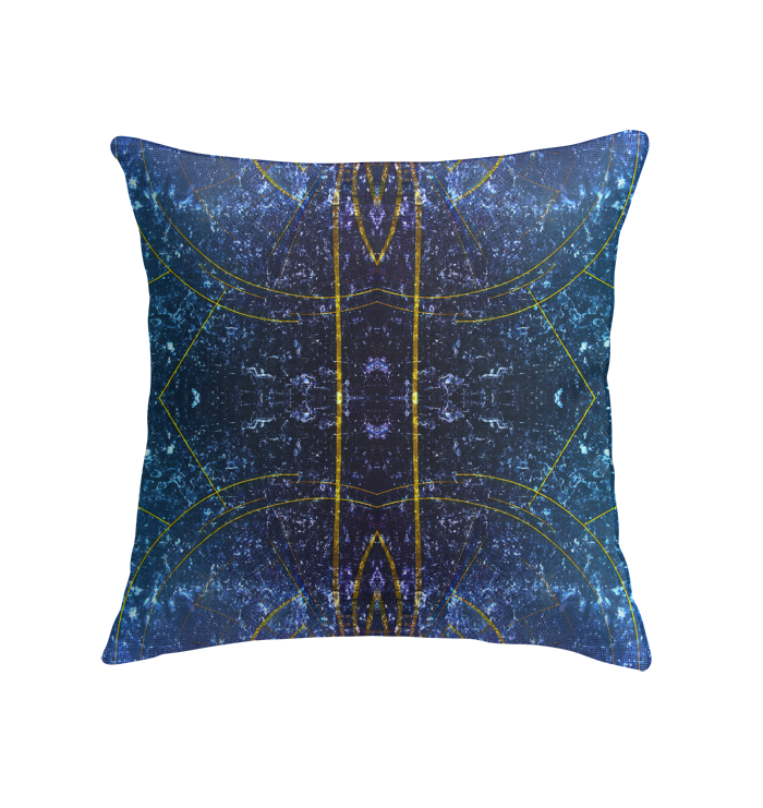 Dreamy Ethereal Dreams Pillow in a stylish living room setting.