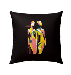 Haute Couture Canvas Outdoor Cushion - Beyond T-shirts