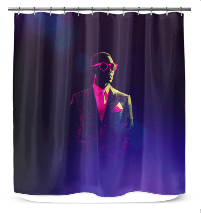 Runway Glamour Bath Curtain - Beyond T-shirts