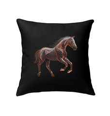 Gentle Mare and Foal Pillow